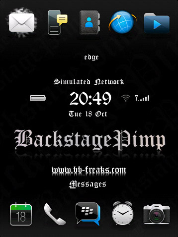 BackStagePimp for blackberry storm 95xx themes os5.0