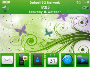 Smart Butterfly ios7 icons Theme for blackberry