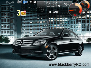 <b>Benz C-Class for blackberry 8330 themes os4.5</b>