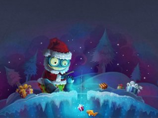 christmas Illustration 480x360 wallpaper