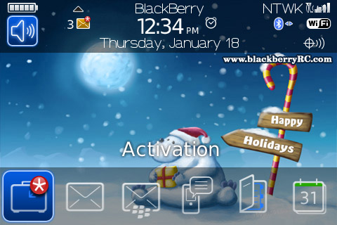Happy Christmas for bold 9000 os5.0 themes