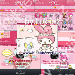 My Melody (マイメロディ) for blackberry 930