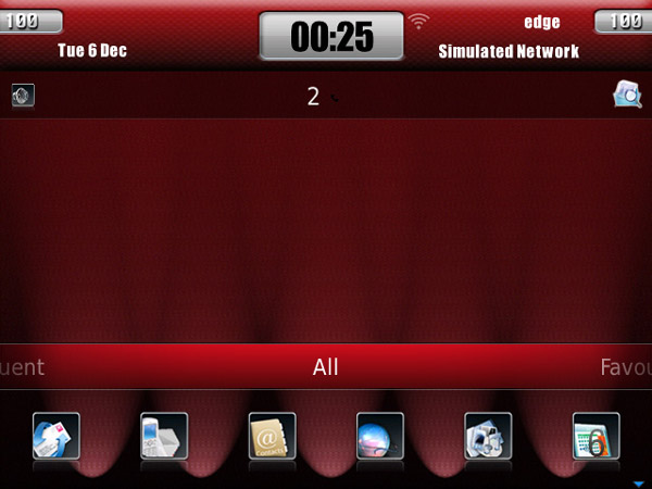 <b>Red Carbon OS7 for blackberry os7.0 themes</b>