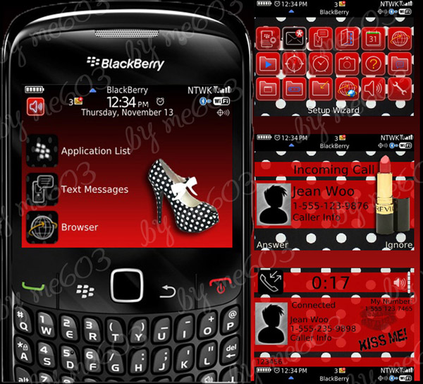 Free BlackBerry Curve 8900 Themes.