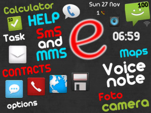 Free Evolution v1.0.2 for blackberry os5.0+ theme