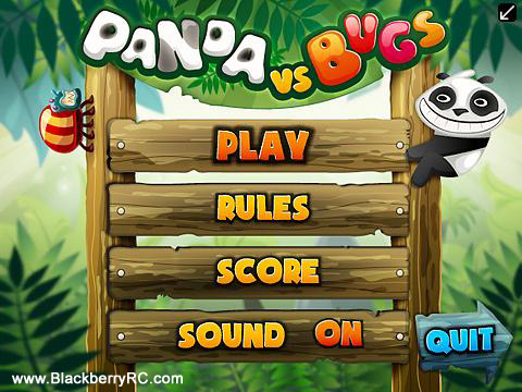 free Panda vs Bugs v1.0.4 for BB 480x360 games