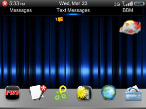 free Elevate for blackberry os5.0+ themes