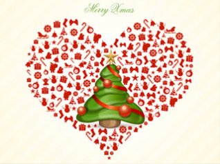 Merry Xmas 320x240 beautiful wallpapers