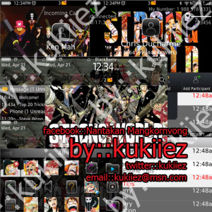 Blackberry 9300 Anime Themes