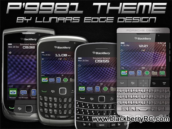 Porsche Design P'9981 for blackberry 9100 themes