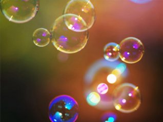 Colorful bubbles wallpaper