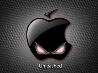 Black Apple for 3d wallpaper