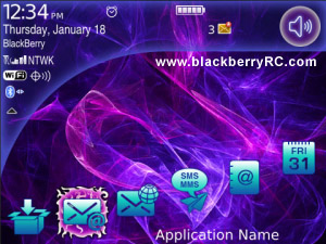 Cosmos v1.0.6 themes for blackberry 8100 os4.5