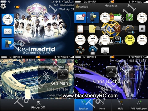 Real Madrid for bb bold 9700 themes