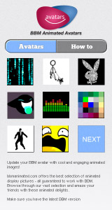 <b>Animated Avatars for BBM v1.5.0</b>