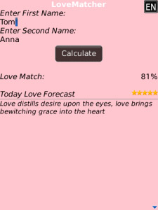 <b>free Love Matcher v2.0.1 for blackberry apps</b>