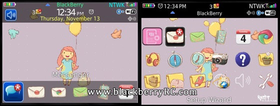 A Kute Pangpond for blackberry 85xx,93xx themes
