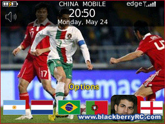 World Cup zen theme for blackberry 8520,9300 them