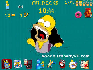 Simpsons Bottom Dock for BB 83XX,87XX,88XX theme os4.5