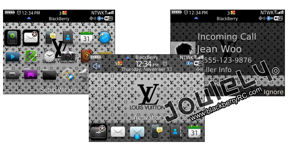 Louis Vuitton os7 icons for bb 8520,9300 themes