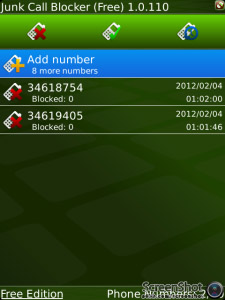 Free Junk Call Blocker v1.0.114 for os6.0,7.0 app