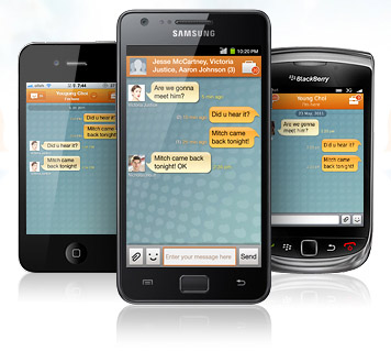 ChatON v1.5.2 for blackberry 9800 apps