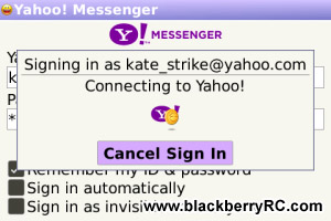 Yahoo Messenger v3.0.0.19 for OS 5.0 apps