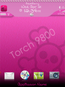 Juicy Girl OS 7 Theme for blackberry apps world d