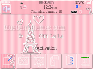 Ooh La La for blackberry 9780 themes os 6 download
