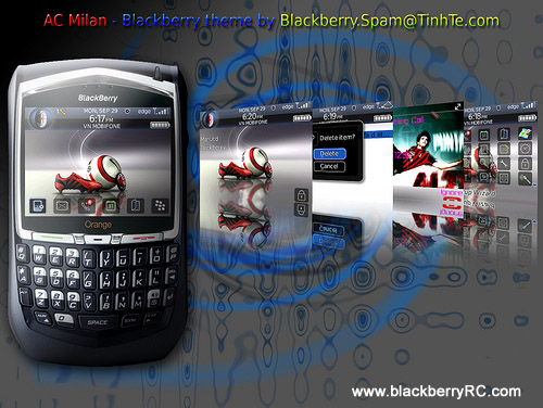 AC Milan Theme for blackberry 83xx,87xx,88xx series