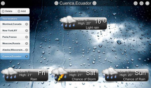 <b>Animated Weather HD v3.5.1 for BlackBerry PlayBoo</b>
