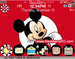 free Mickey Mouse for blackberry 8500,9300 themes