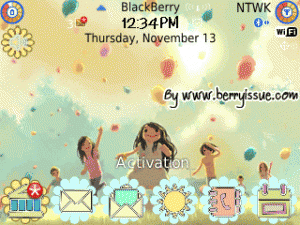 free balloon for blackberry 8520, 9300 themes