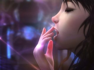 CG fantasy girl for blackberry 9780 wallpaper