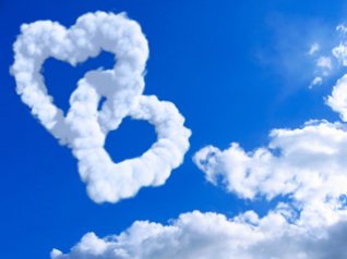 Cloud LOVE for blackberry bold wallpapers