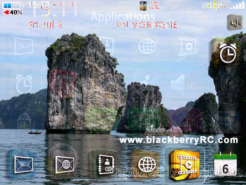 Cool 3D icons for blackberry bold 9780 themes