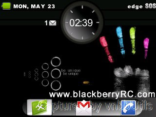 Black Wold for blackberry curve 83xx,88xx themes