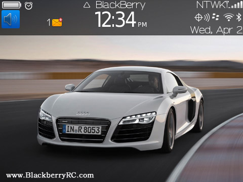 <b>Audi R8 theme for blackberry 97xx, 9650 bold them</b>