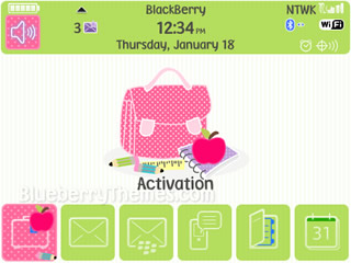 Back to School for blackberry 9300 os6 themes