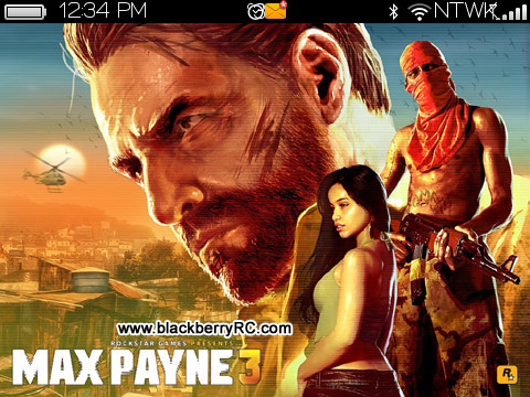 Max Payne 3 for blackberry 9700, 9780, 9650 theme