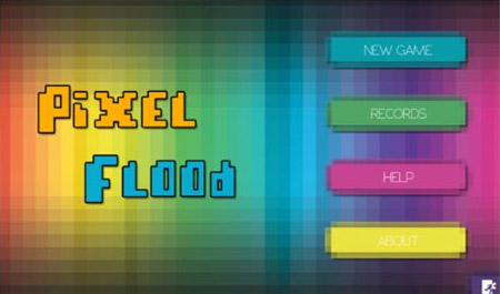 <b>Free Pixel Flood v1.0 for BlackBerry PlayBook Gam</b>