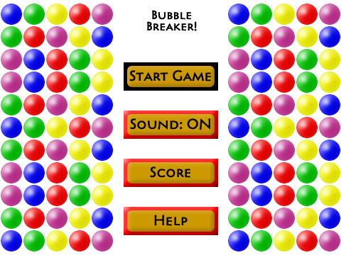 bubble breaker game scoring