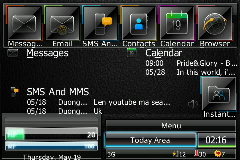 iRPG theme for BB bold 9000 model