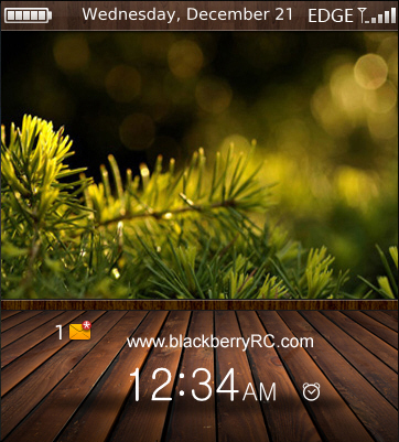 Warm color style theme - Gallery for bb 9100, 9105 model