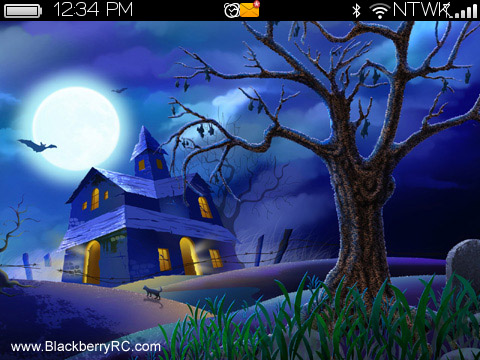 2012 HALLOWEEN theme for blackberry 9650,97xx os6.0