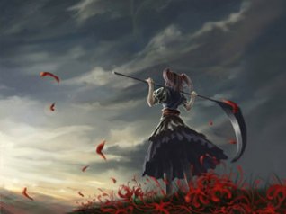 Girl With Scythe - blackberry curve 3g Wallpaper