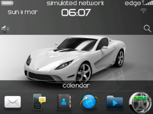 Concept Car 2.0 theme os 7 blackberry 9700,9780