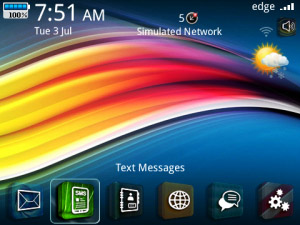 3D Icons Theme for blackberry 9900, 9930 themes