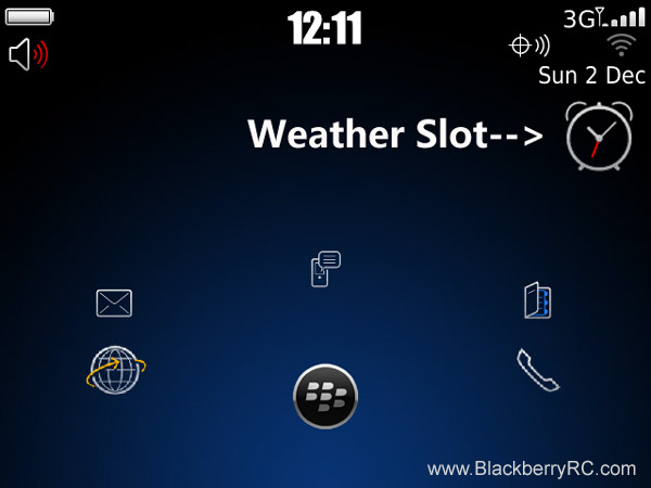 3D Round One for Blackberry 83xx,85xx,93xx themes (Trial)