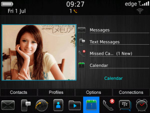 Animated Today theme for blackberry 97xx, 9650 model